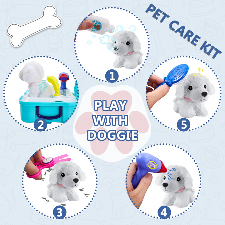 Baby Backpack Pet Care Kit for Kids