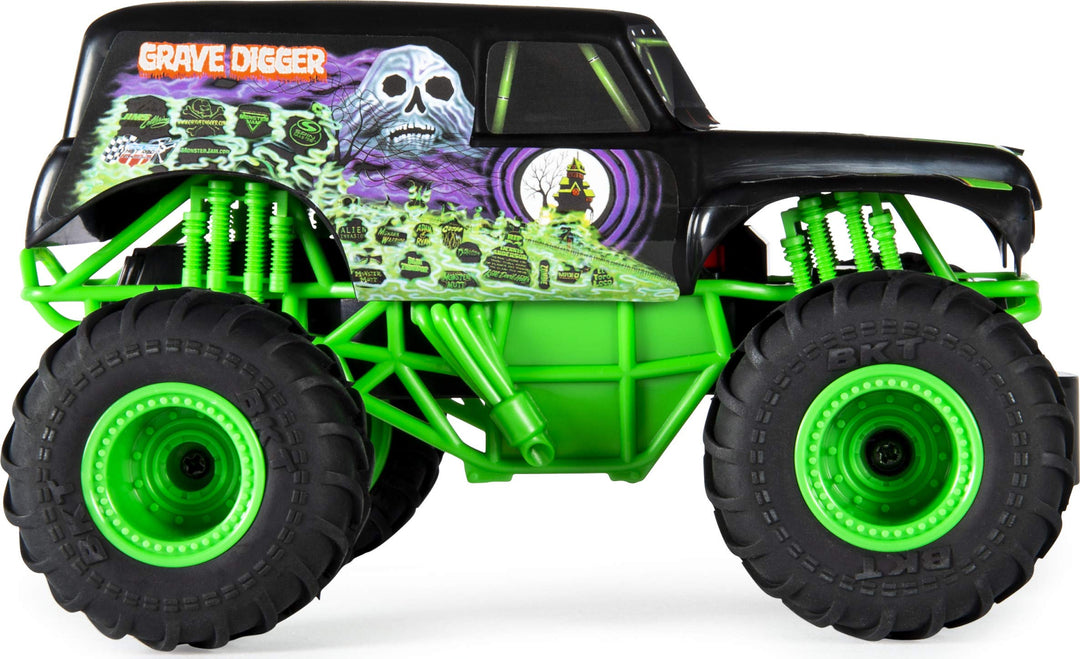 Monster Jam, Authentic Grave Digger RC, 1:24 Scale, 2.4 GHz, for Ages 4 and Up