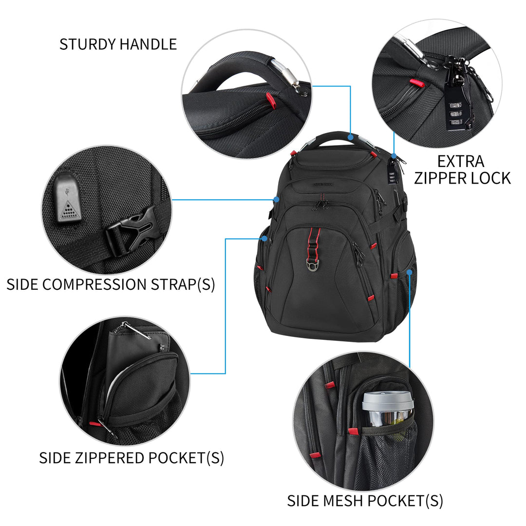 17.3" XL Waterproof Laptop Backpack