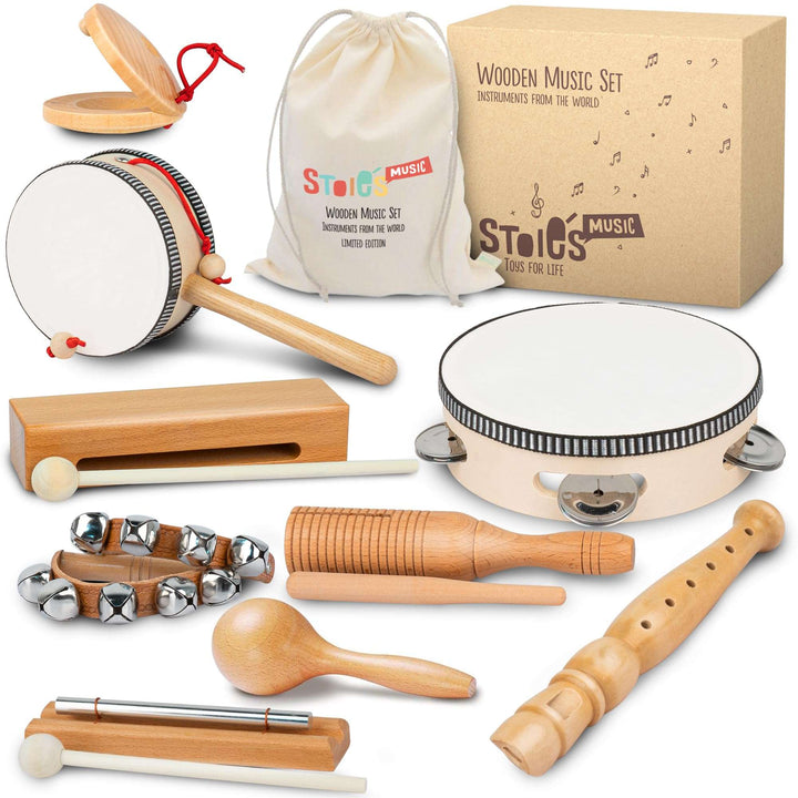 International Wooden Musical Instruments for Toddler