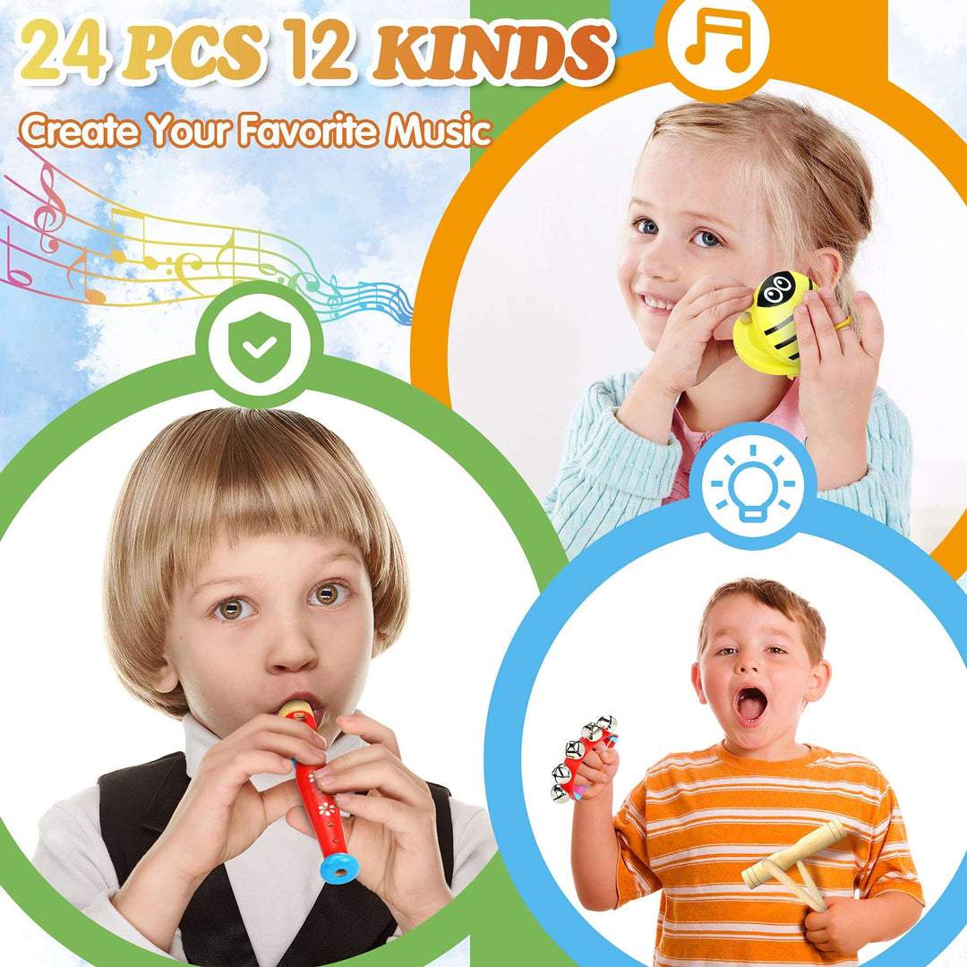 Musical Instruments - 24PCS Baby Musical Instruments