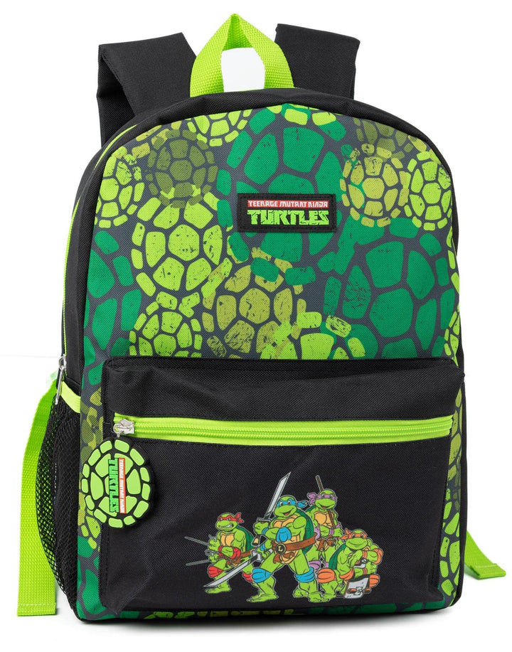 Boys 4-Piece Backpack Set | Green TMNT Bundle