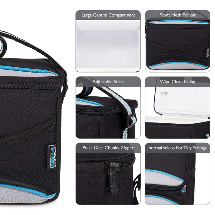 Polar Gear 5L Insulated Lunch Bag with Strap