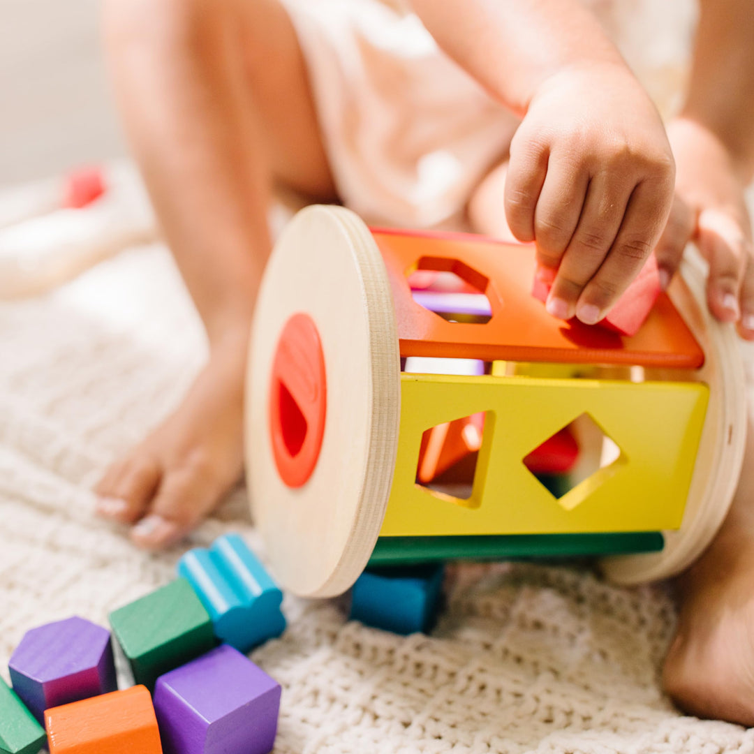 Melissa & Doug Match and Roll Shape Sorter