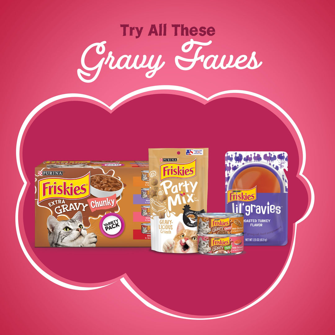 MELARQT Purina Friskies Gravy Swirlers Adult Dry Cat Food