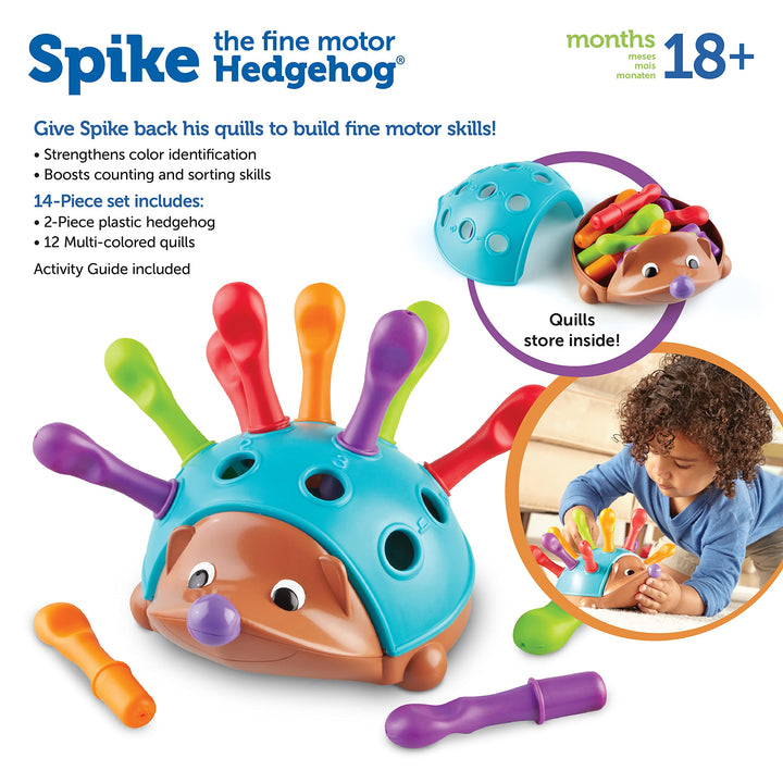 Learning Resources Spike The Fine Motor Hedgehog - Toddler learning Toy