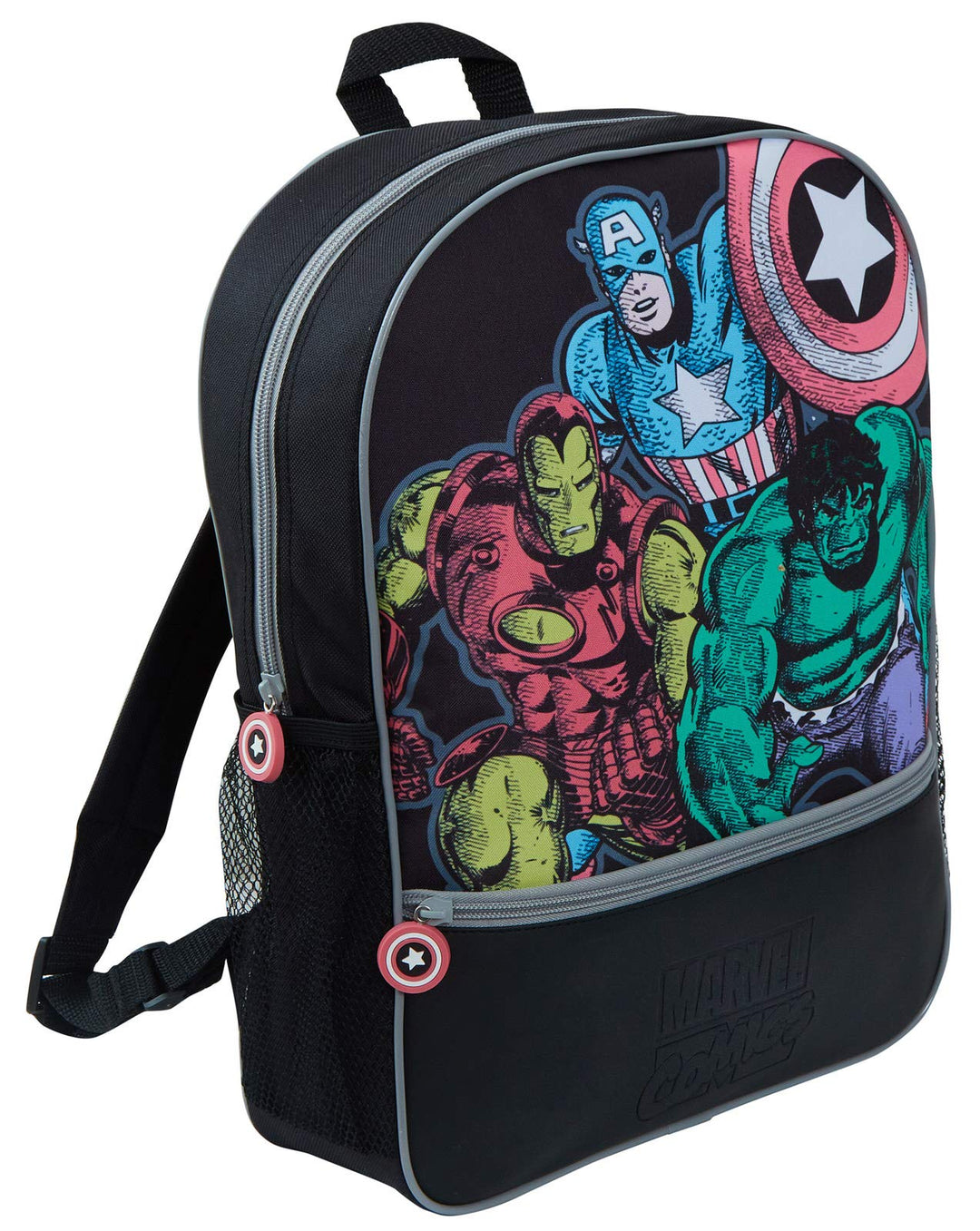 Avengers Kids Backpack – Large Travel Rucksack with Drink Holder