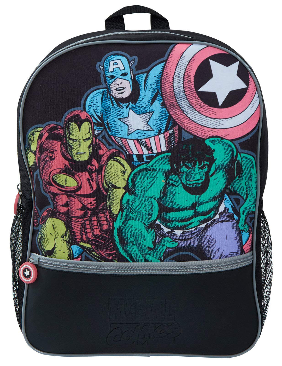 Avengers Kids Backpack – Large Travel Rucksack with Drink Holder