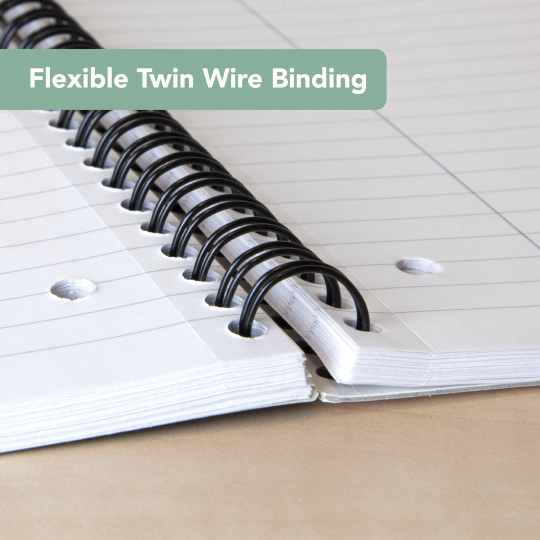 A4 Metallic Jotter, Wirebound, Lined (3-Pack)