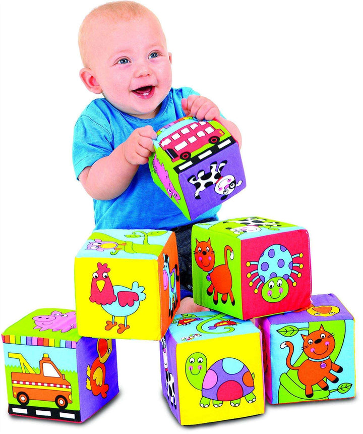 Galt Soft Blocks - Fun Design Baby Sensory Toys