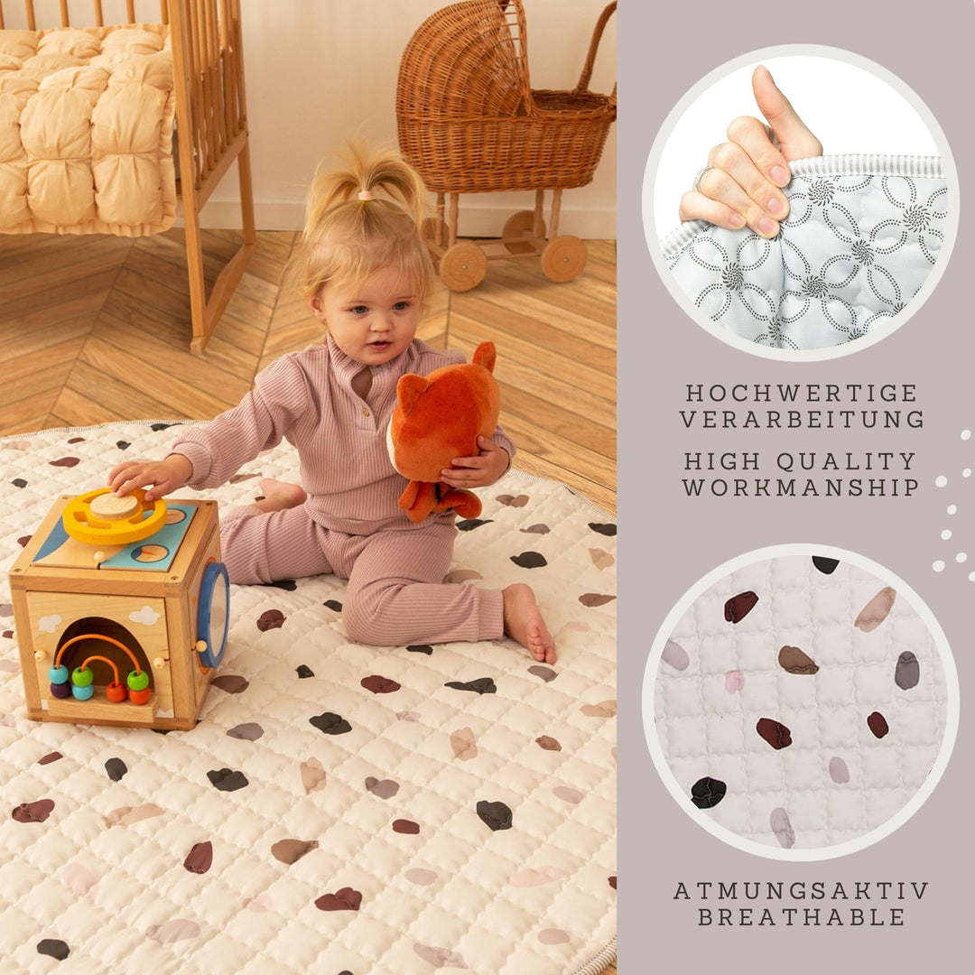 Large Padded Play Mat Soft Unisex Design Baby Play Mat