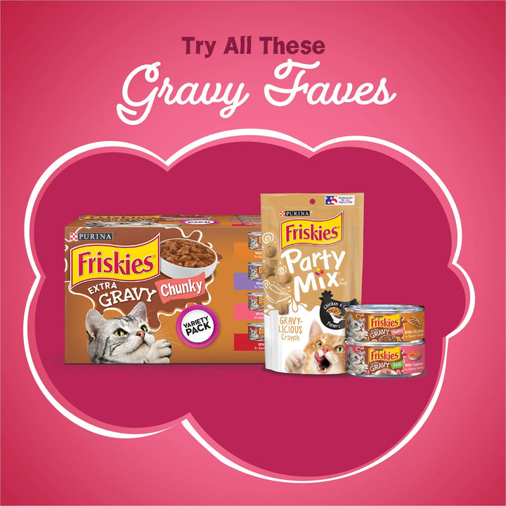 MELARQT Purina Friskies Gravy Swirlers Adult Dry Cat Food