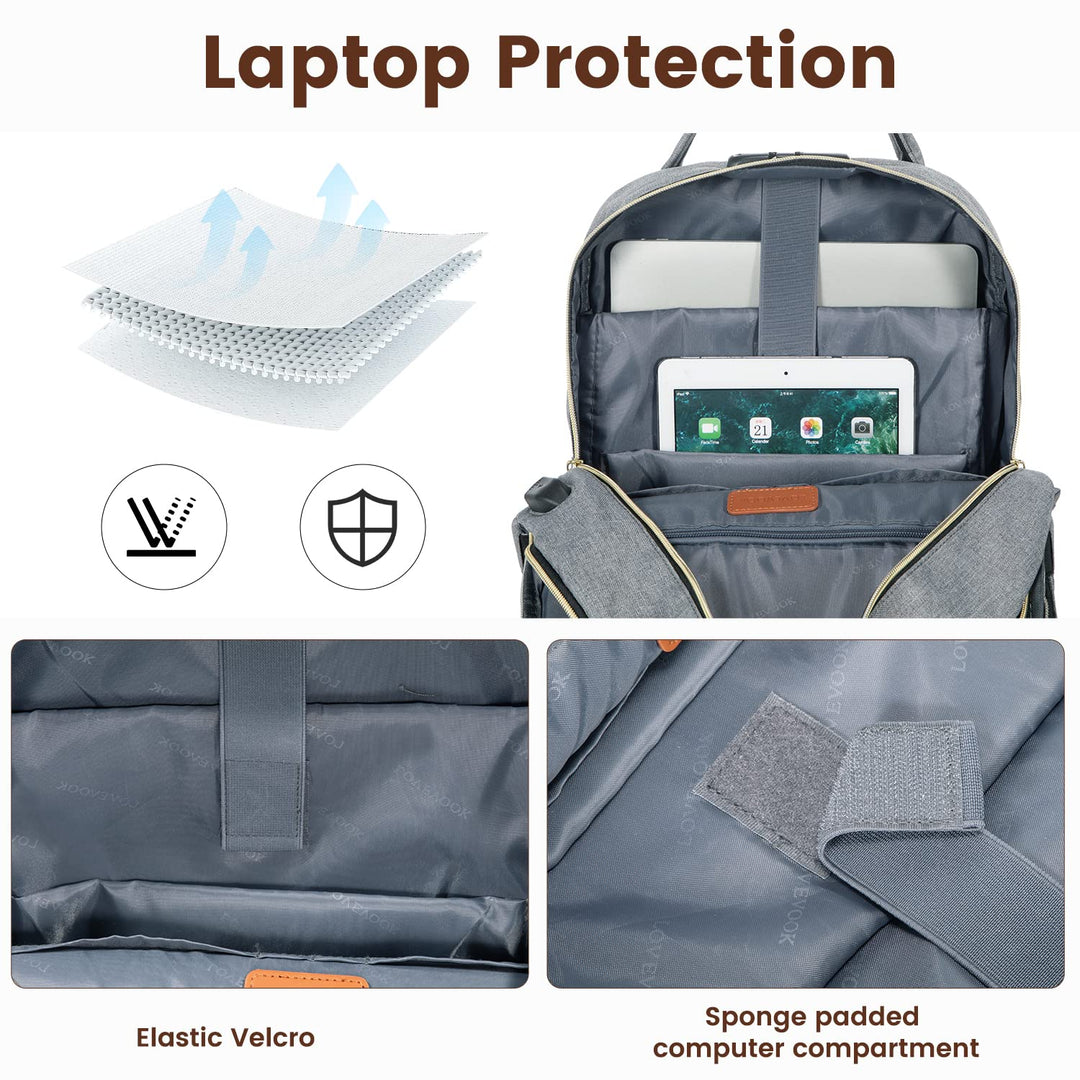 15.6" Anti-Theft Women's Laptop Backpack