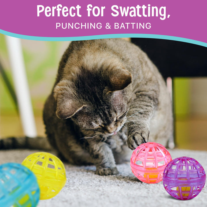 SPOT ETHICAL PRODUCTS 773073 4-Pack Lattice Balls Cat Toy