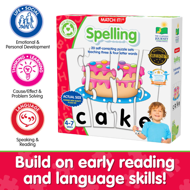 The Learning Journey Match It - Spelling Puzzle Game For Kids