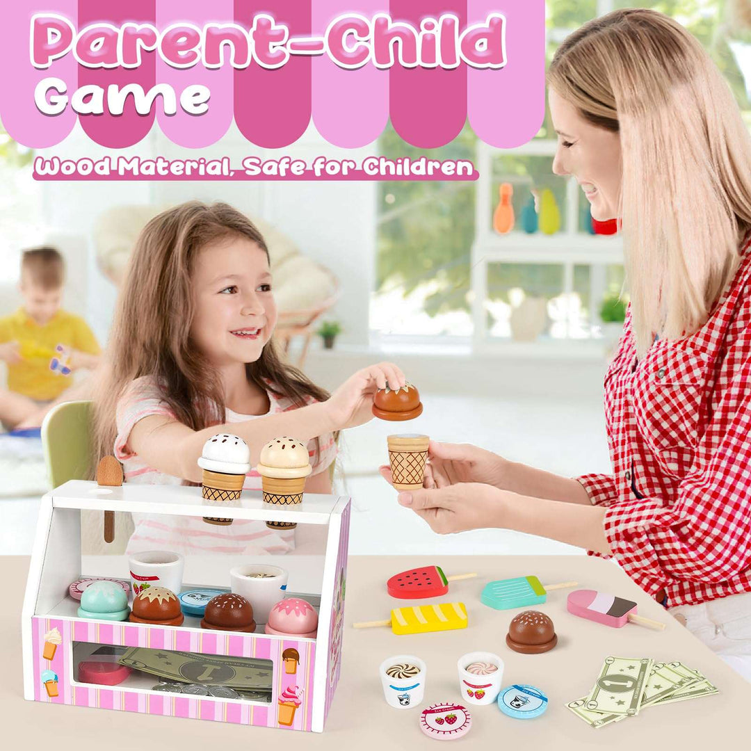 Ice Cream Shop Play Kitchen Imaginative Play Toys