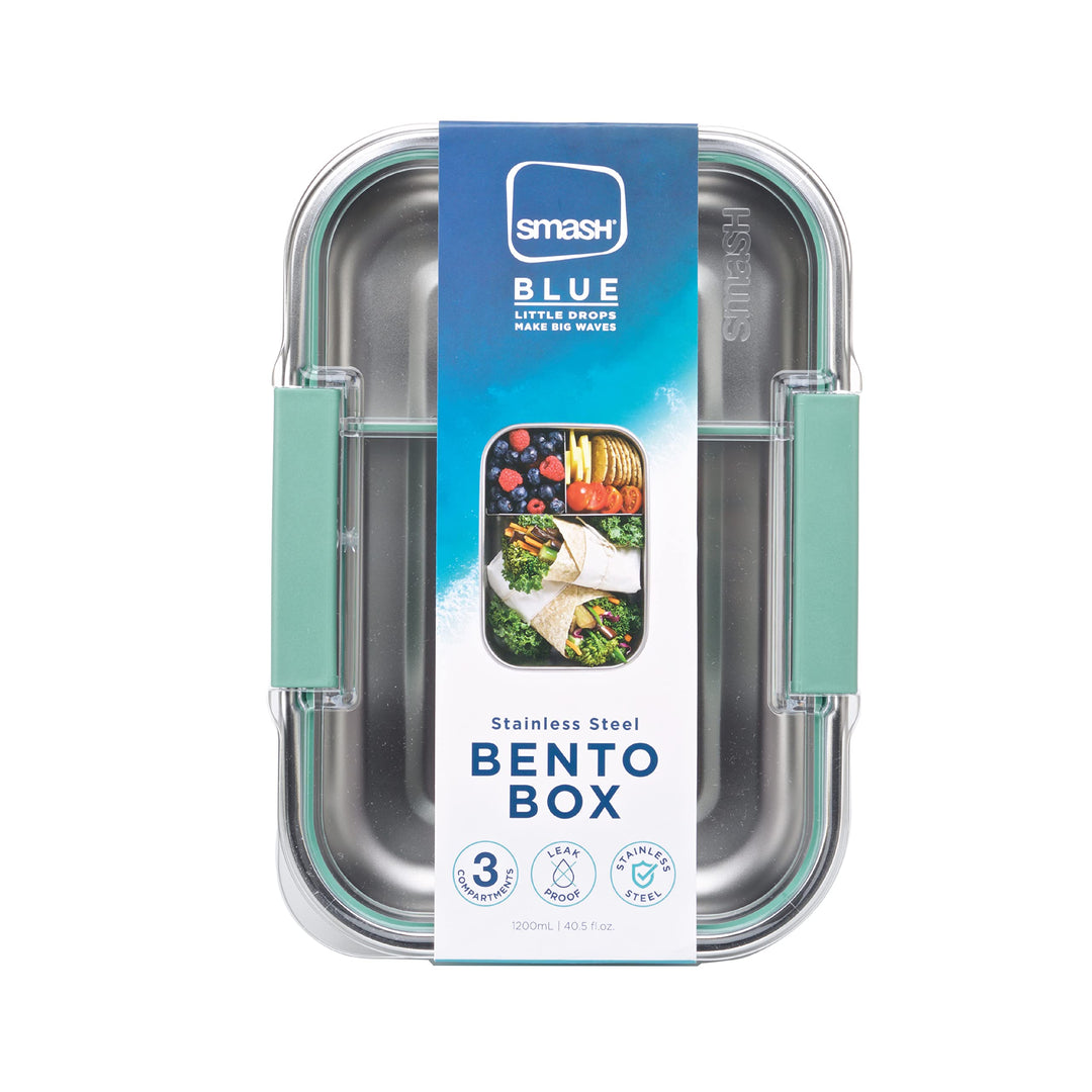 Stainless Steel 3-Compartment Bento Box