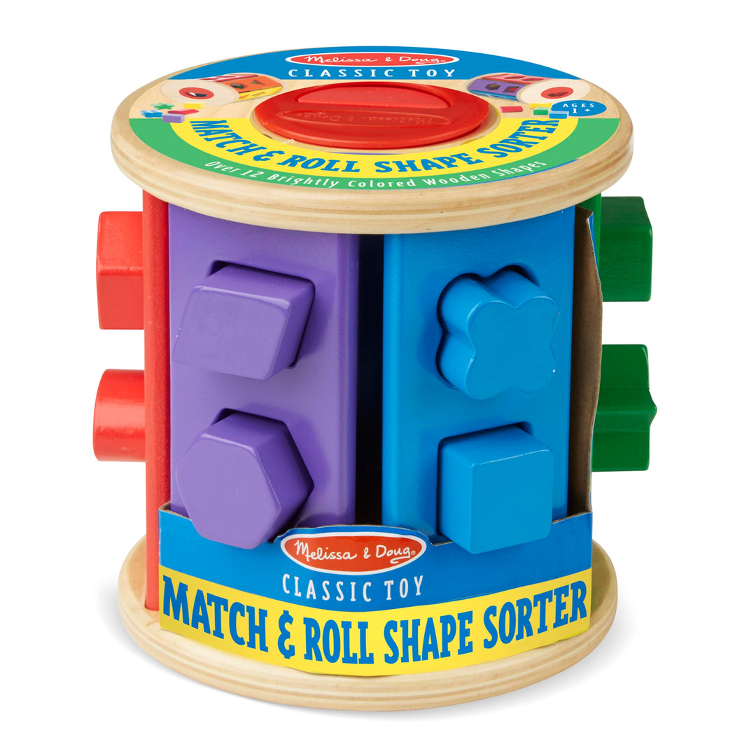 Melissa & Doug Match and Roll Shape Sorter