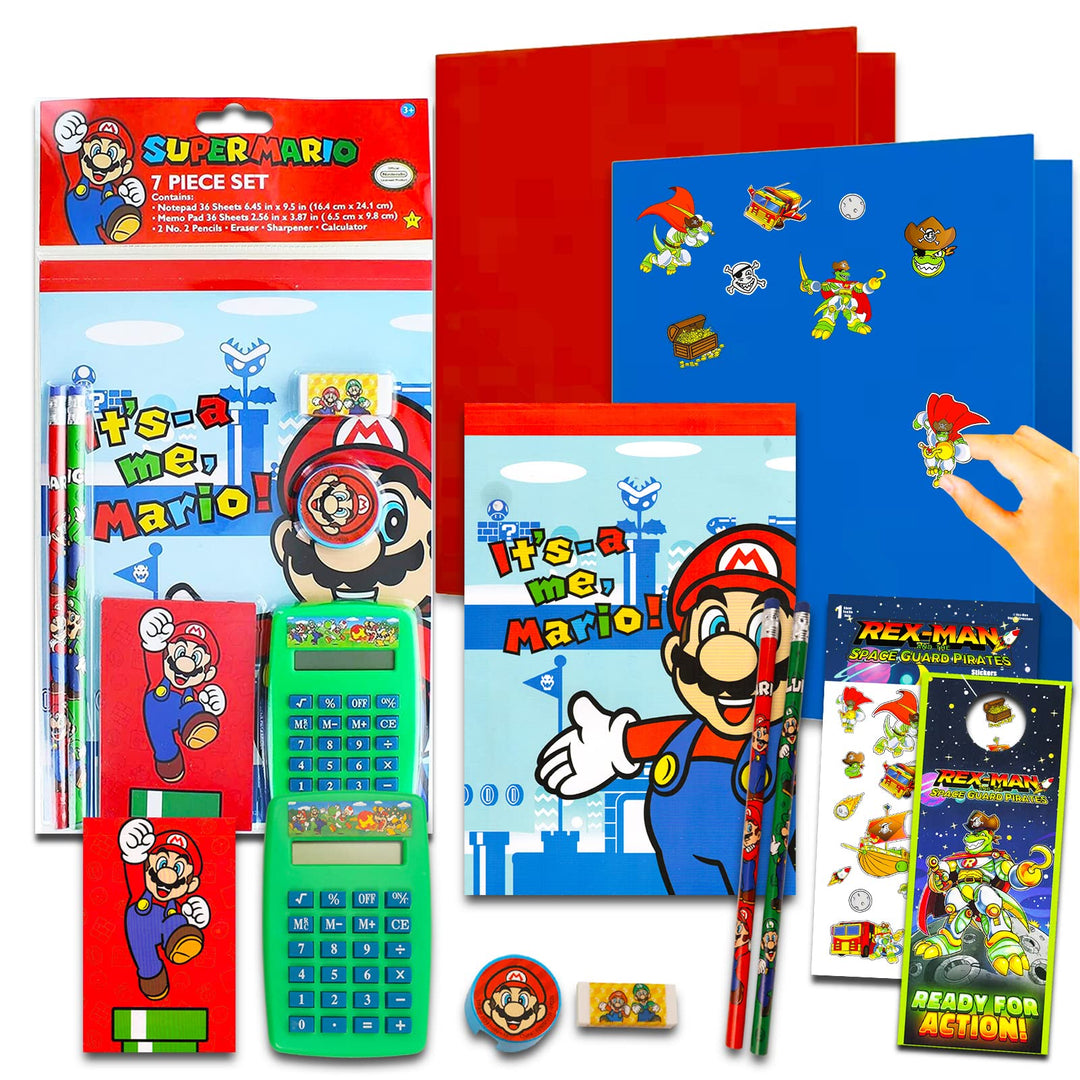 Mario School Supplies Value Pack