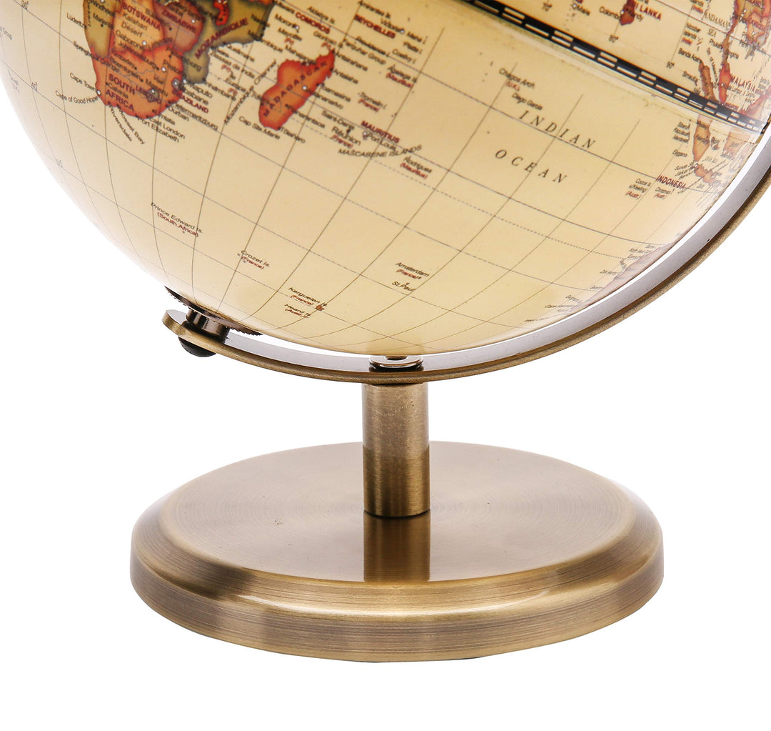 14cm Antique Style World Globe