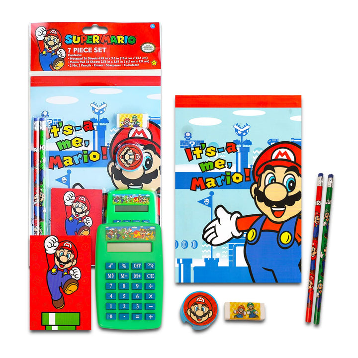 Mario School Supplies Value Pack