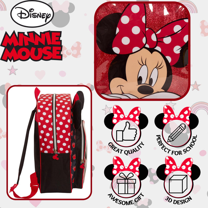 Minnie Mouse Kids Backpack & Lunch Bag Set