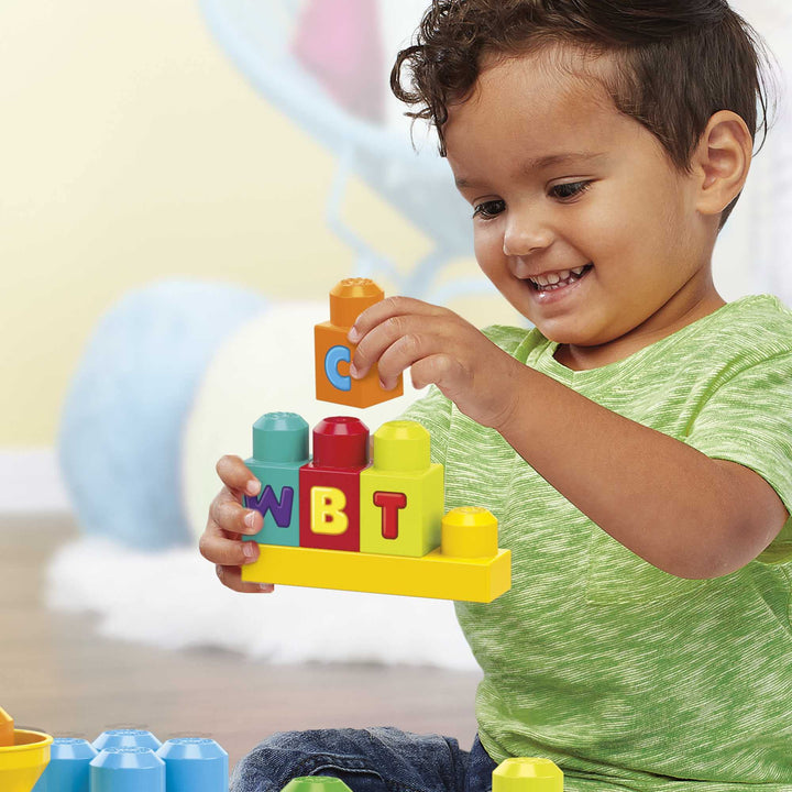 MEGA BLOKS Fisher-Price ABC Blocks Building Toy