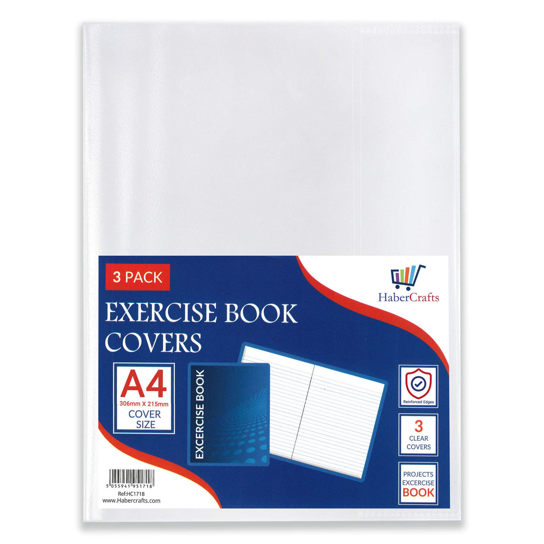 A4 Clear Exercise Book Covers