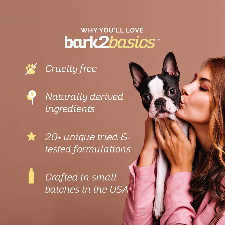 Bark2Basics Honey & Almond Dog Shampoo, 1 Gallon, 3.79 Litre - Unique Herbal Blend