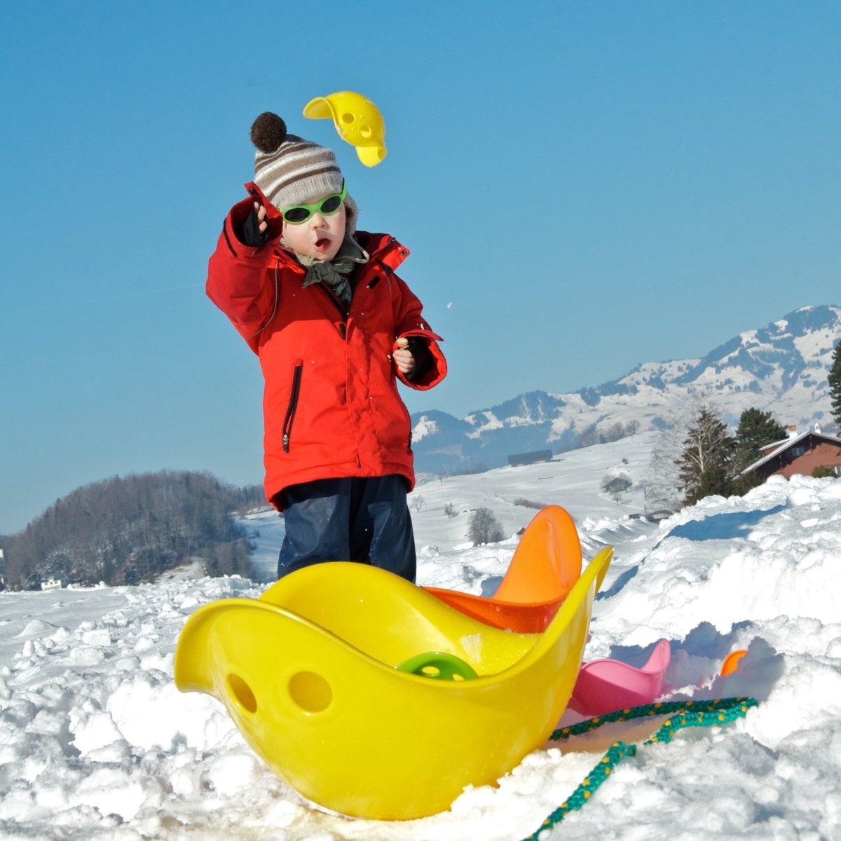 MOLUK Bilibo Yellow – Active Play for children, available at Learning Bugs UK