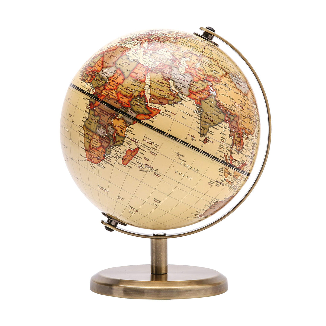 14cm Antique Style World Globe