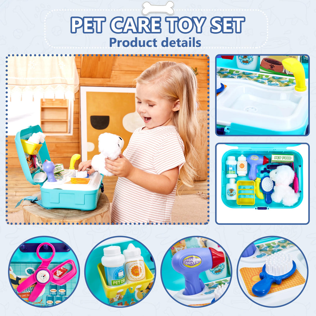 Baby Backpack Pet Care Kit for Kids