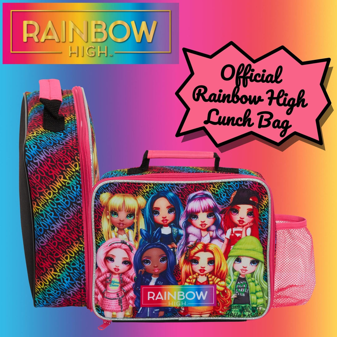 Rainbow High Insulated Lunch Bag with Bottle Holder