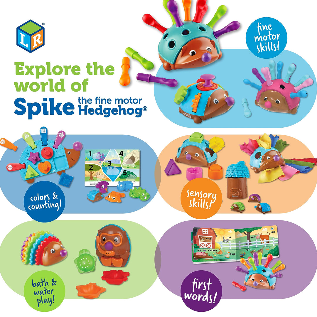 Learning Resources Spike The Fine Motor Hedgehog - Toddler learning Toy