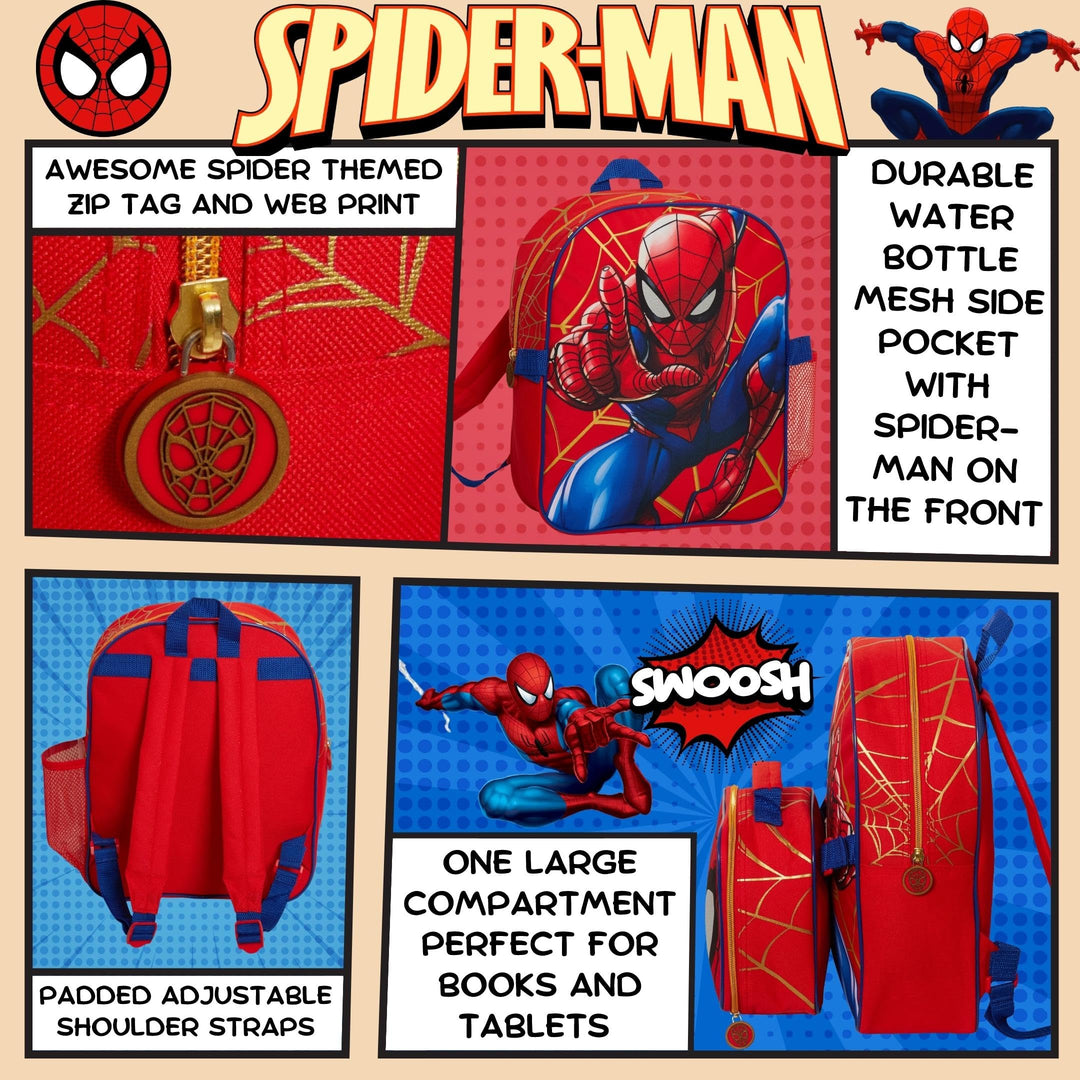 Spiderman Backpack & Lunch Bag Set