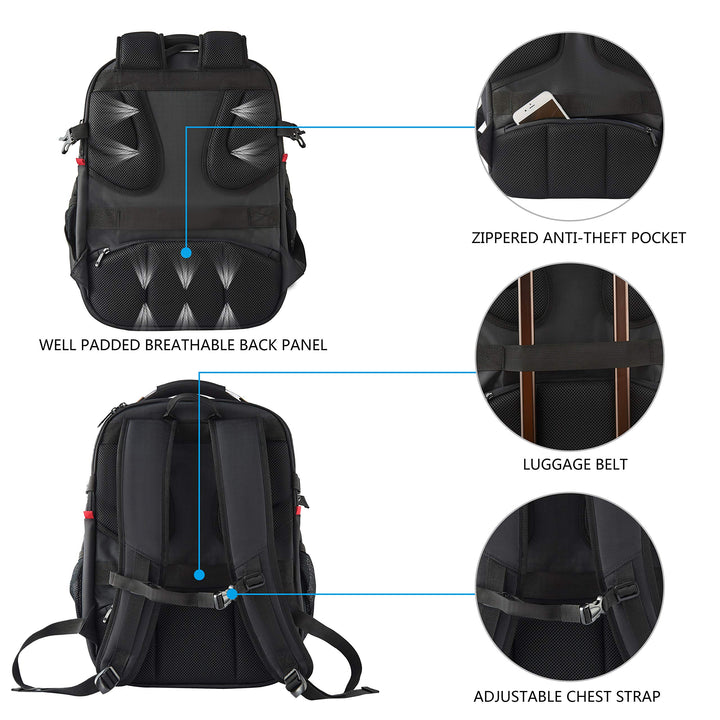 17.3" XL Waterproof Laptop Backpack