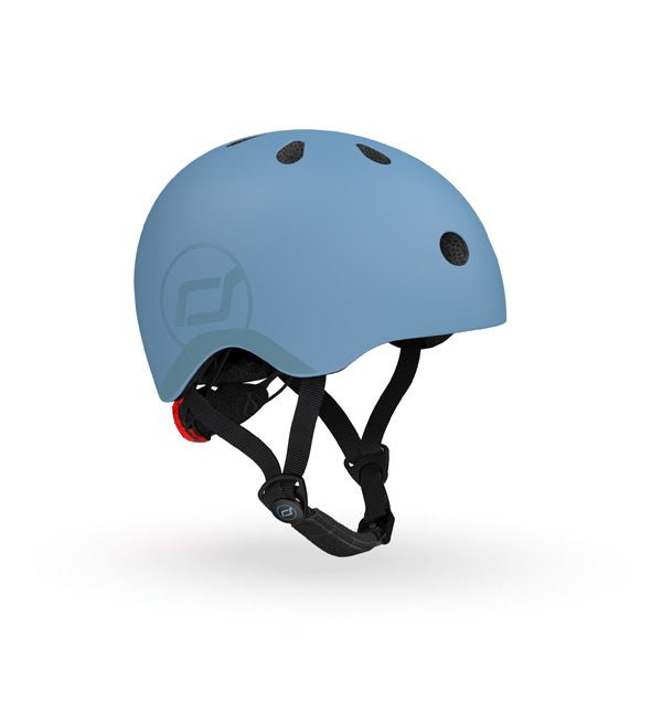 Scoot and Ride Kids Helmet with LED Safety Light - 5 colours – HELMET for children, available at Learning Bugs UK