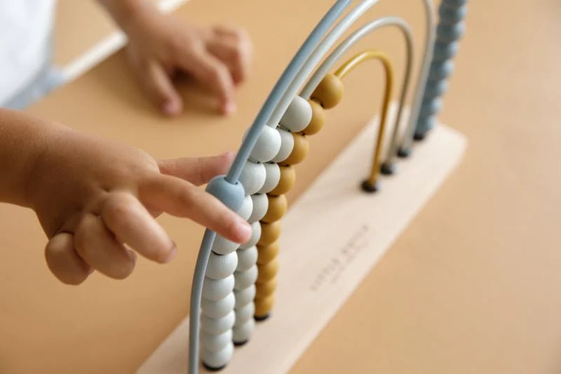 Buy The Little Dutch - Rainbow Abacus Blue | for kids by Learning Bugs UK