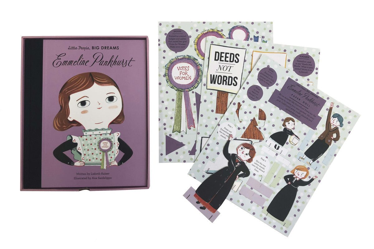 Little People, BIG DREAMS: Emmeline Pankhurst Book and Paper Doll Gift Edition by Little People Big Dreams Books