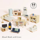 Le Toy Van Complete Dolls House Furniture Set, 35 pieces, photo 2 of 9