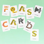 Animal Alphabet Flash Cards by The Jam Tart - Learning Bugs UK
