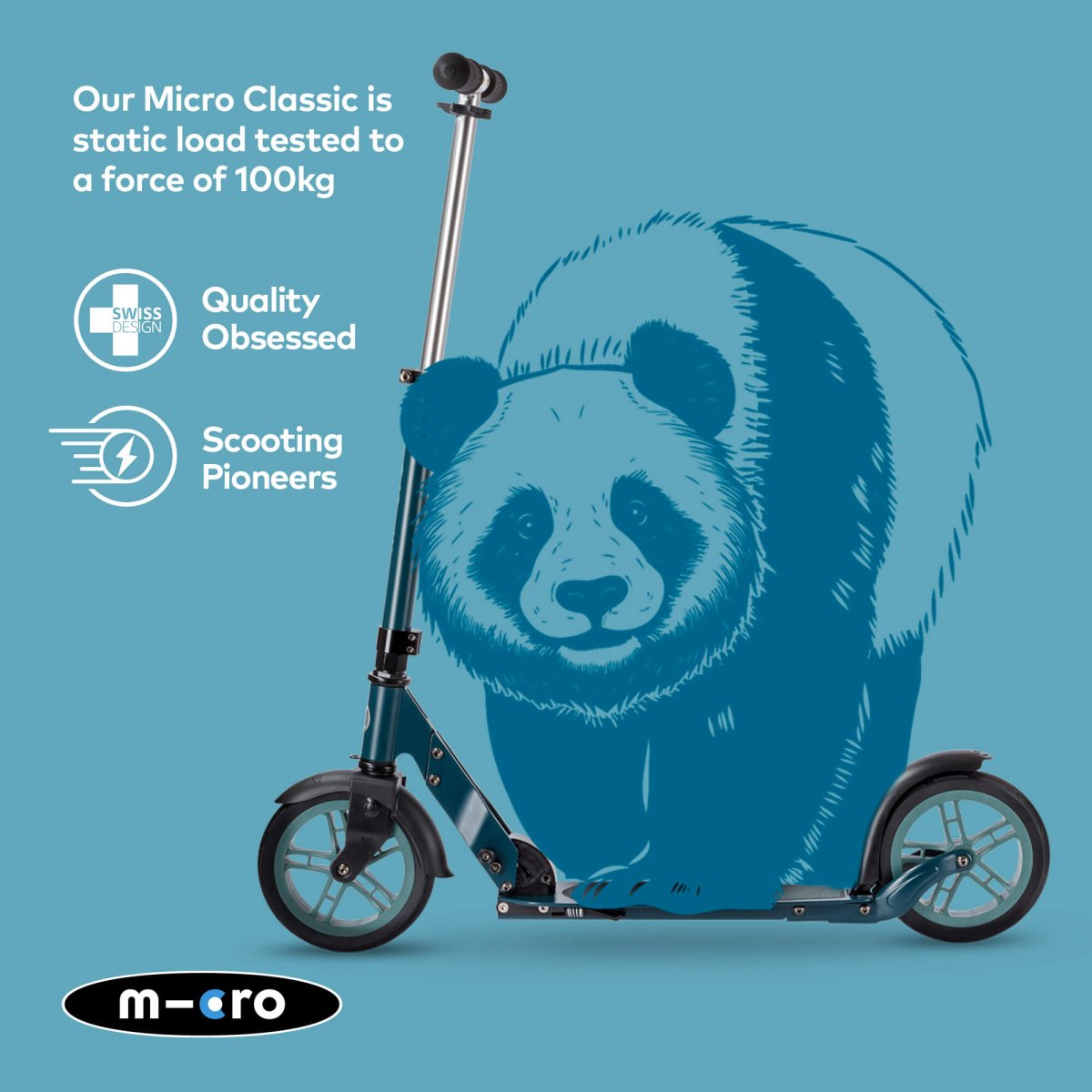 Micro Classic Nanogrid Wheel Scooter – for children, available at Learning Bugs UK