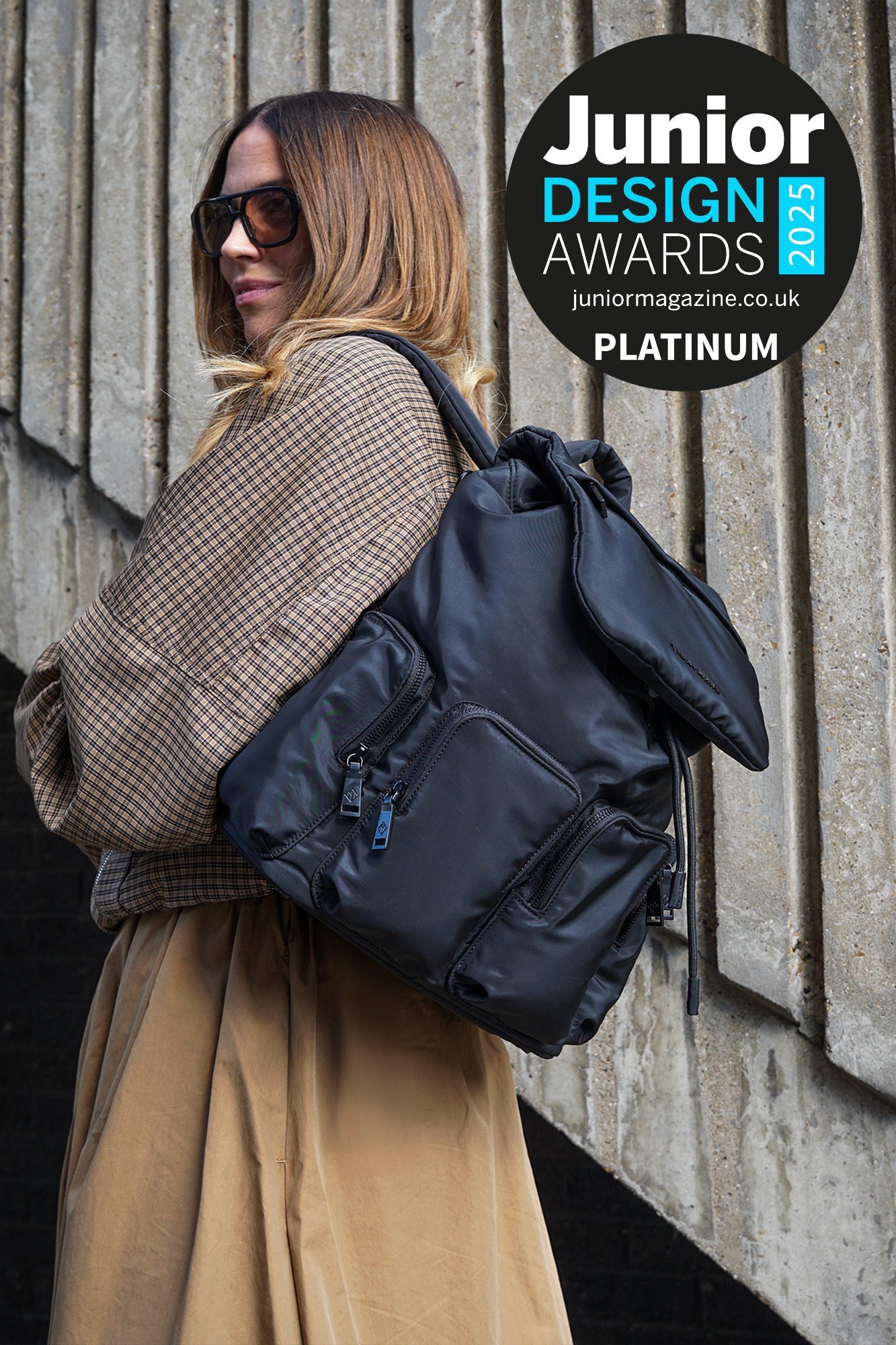 Alto Changing Backpack Black