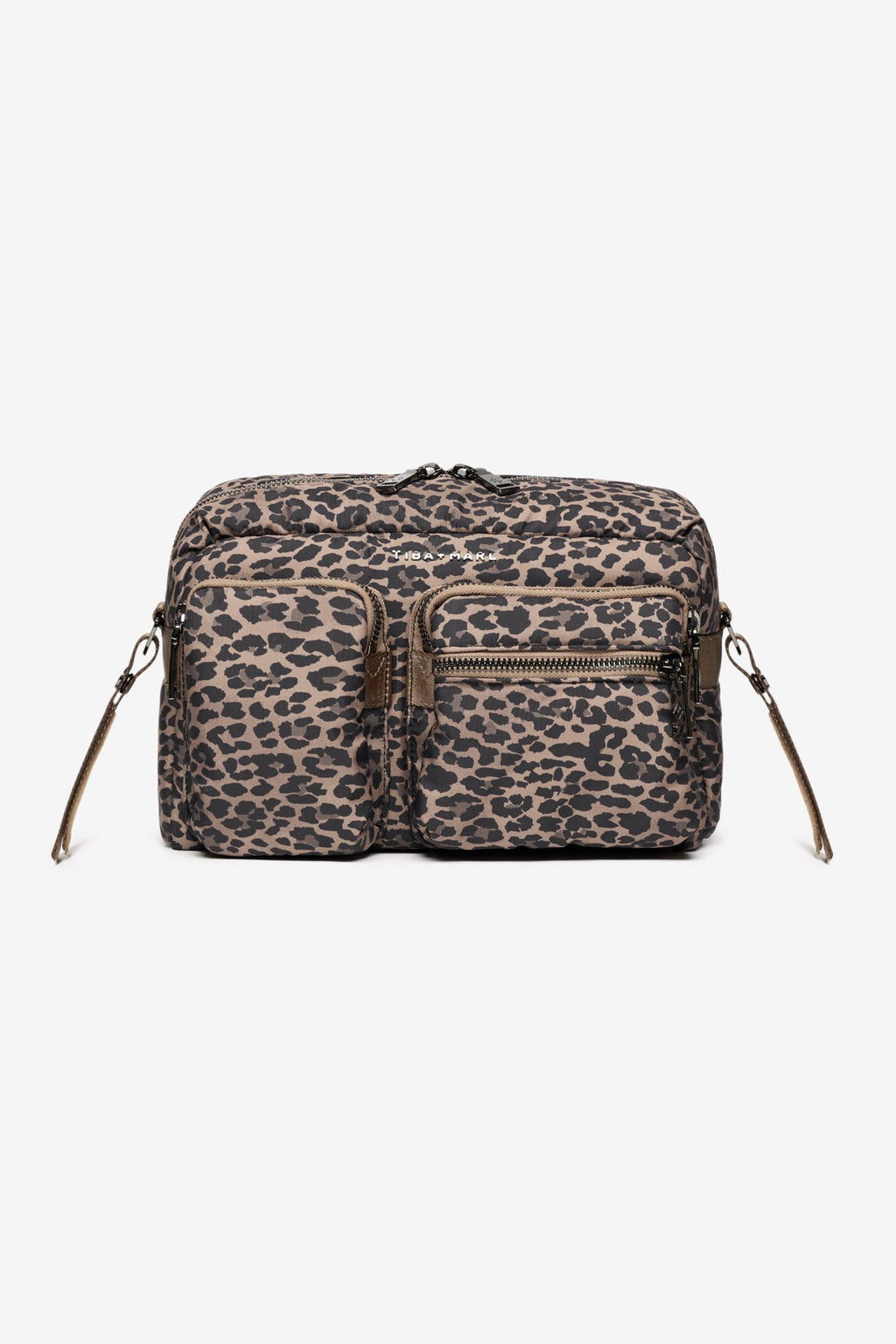 Axel Buggy Organiser / Changing Bag Brown Tonal Leopard
