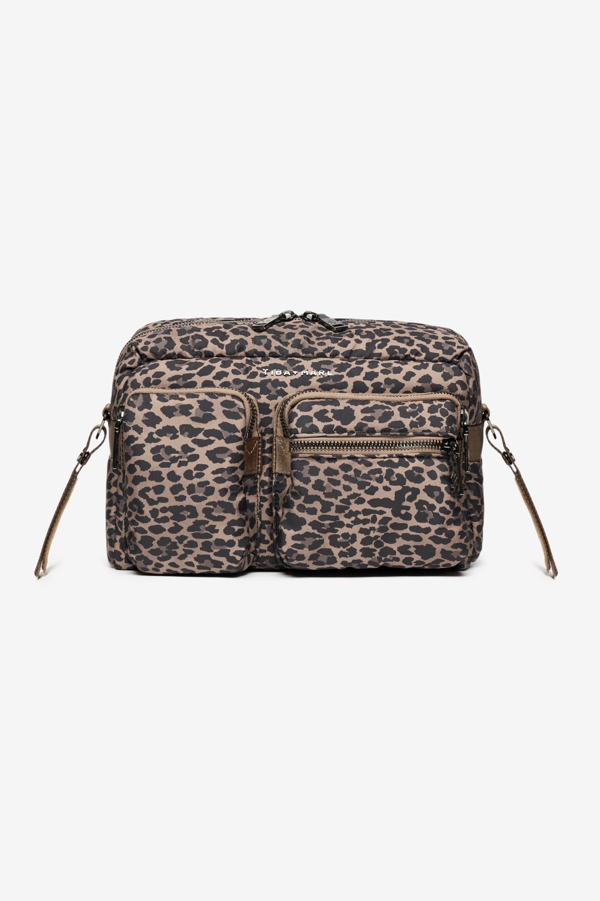 Buy Axel Buggy Organiser / Changing Bag Brown Tonal Leopard | Compact Changing Bag for kids by Learning Bugs UK