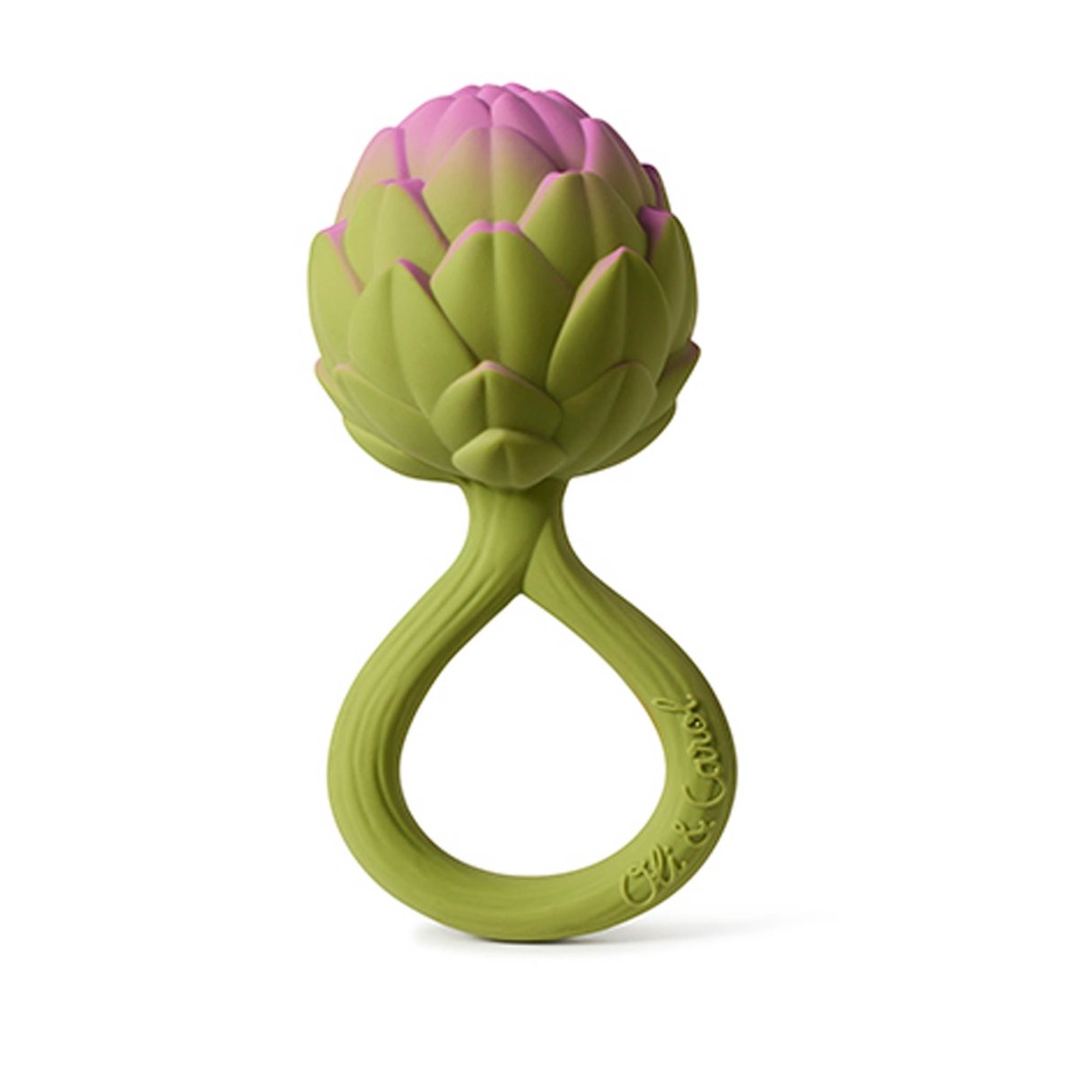 Oli & Carol Artichoke Baby Rattle & Teether – Baby Rattles for children, available at Learning Bugs UK
