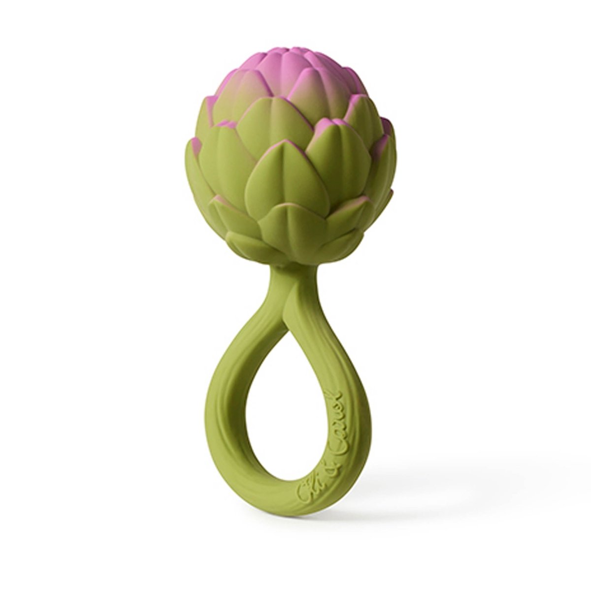 Oli & Carol Artichoke Baby Rattle & Teether – Baby Rattles for children, available at Learning Bugs UK
