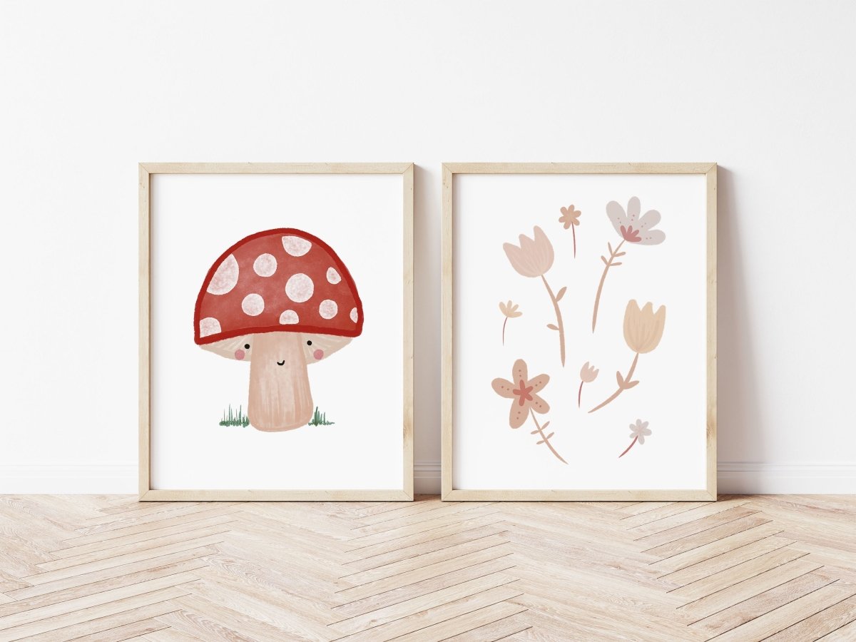 Boho Flowers Print – for children, available at Learning Bugs UK