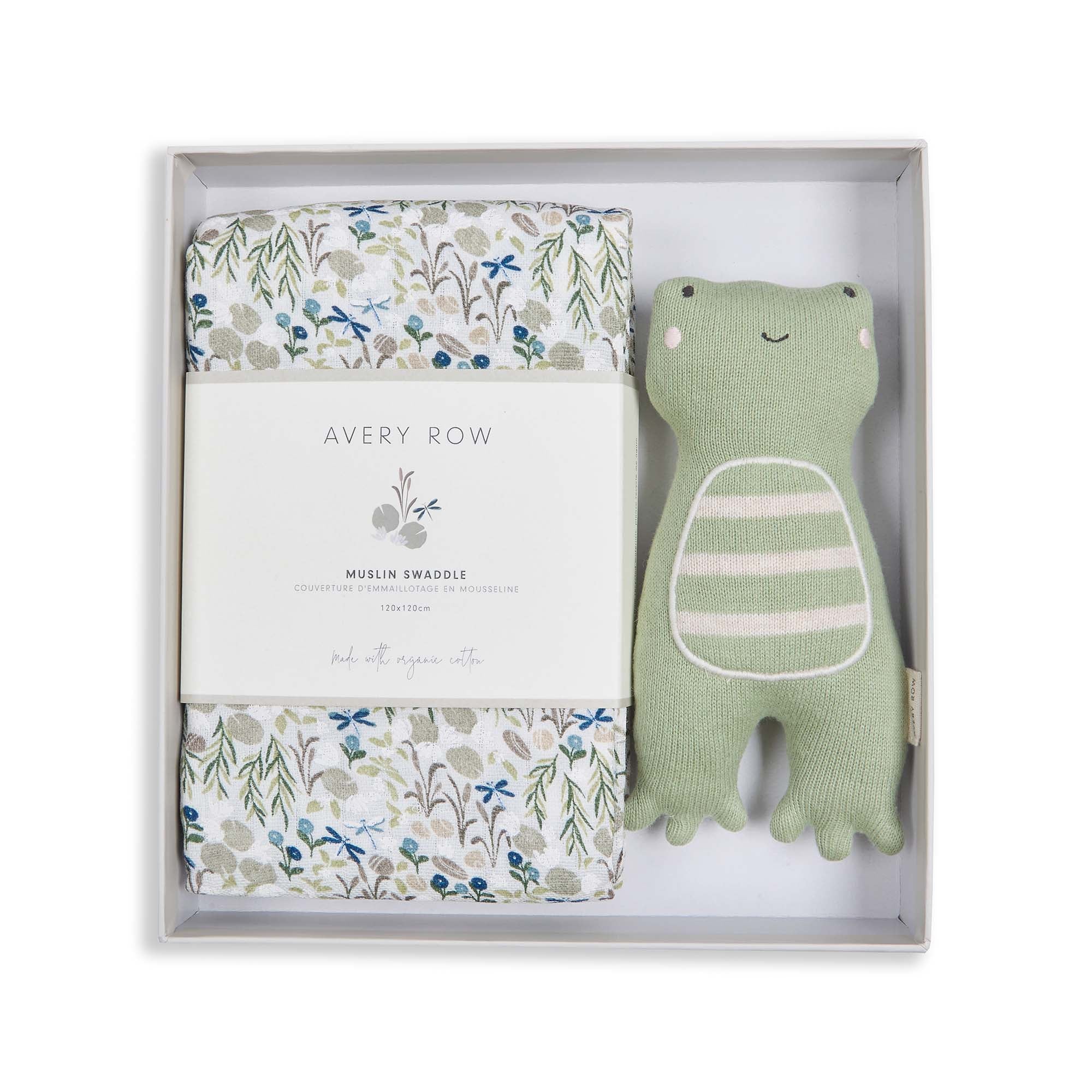 Buy Swaddle & Cuddle New Baby Gift Set - Riverbank | for kids by Learning Bugs UK