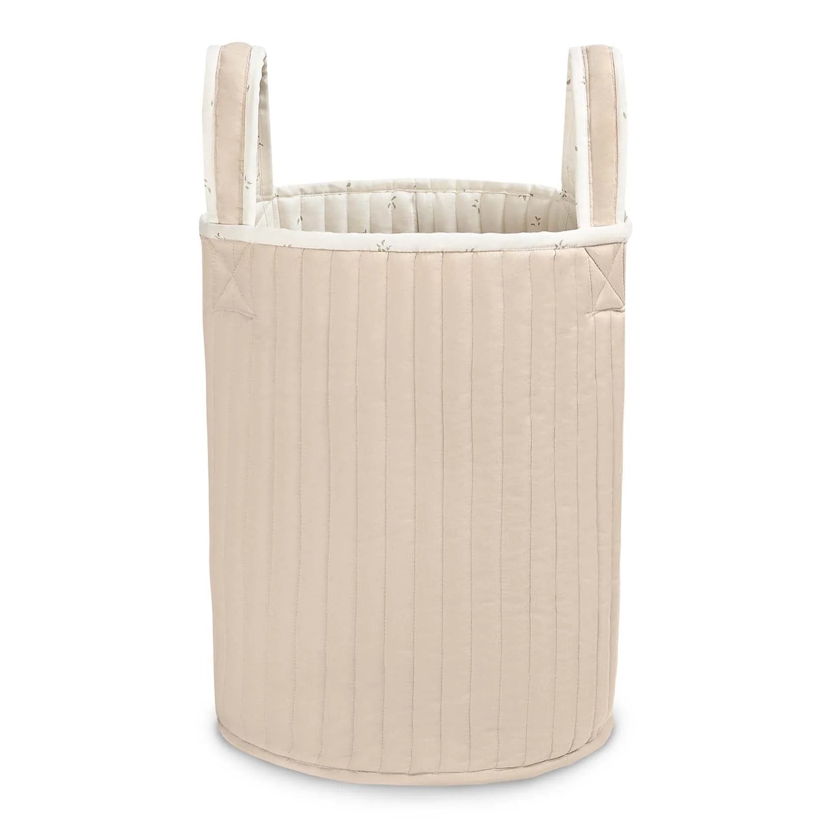 Buy Large Quilted Storage Basket - Nettle Scatter / Birch | Storage for kids by Learning Bugs UK